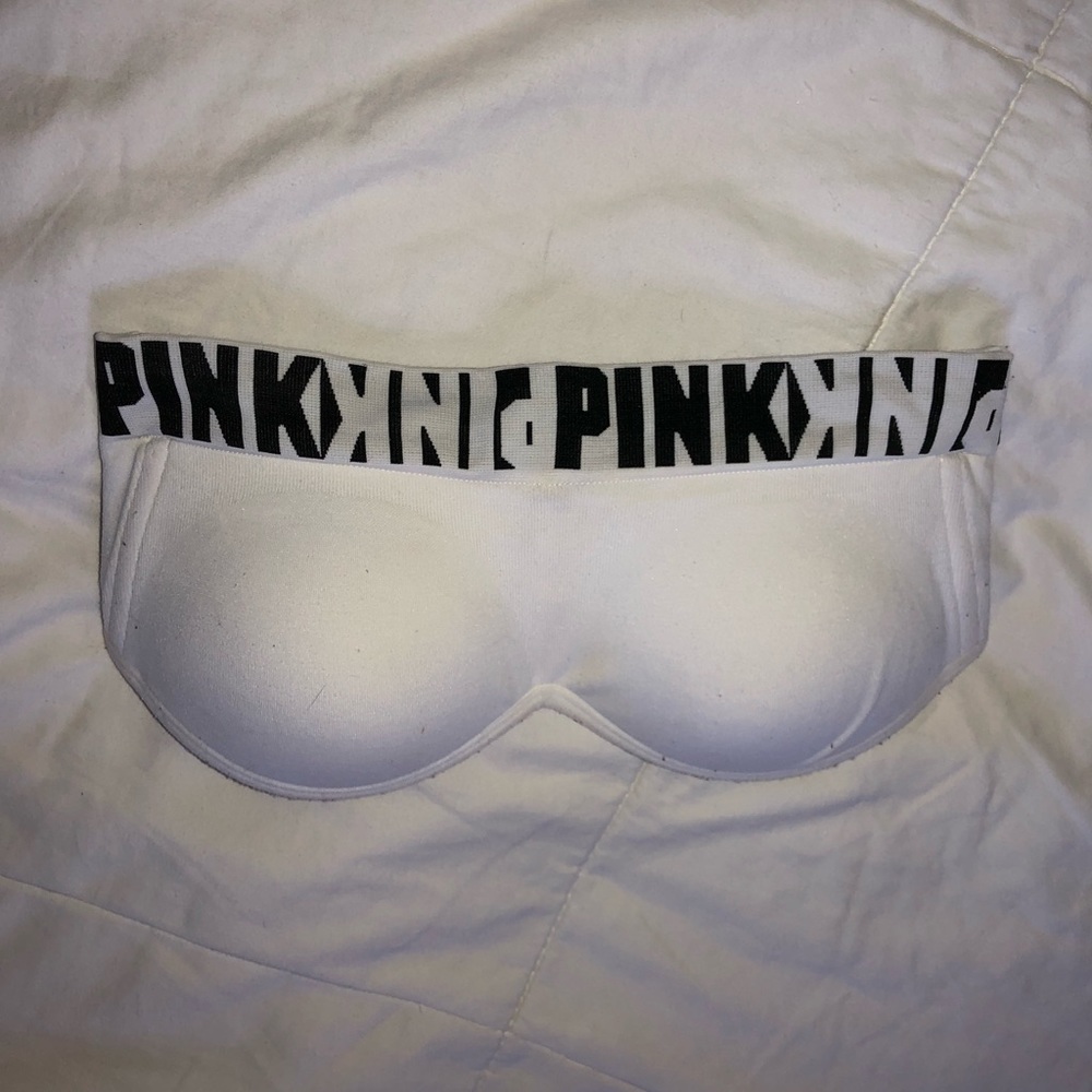 Strapless VS PINK Push-up Bra
